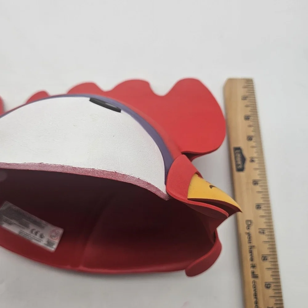 Disney On Ice Chicken Rooster Hat Red White Adult Costume Foam Toy Helmet